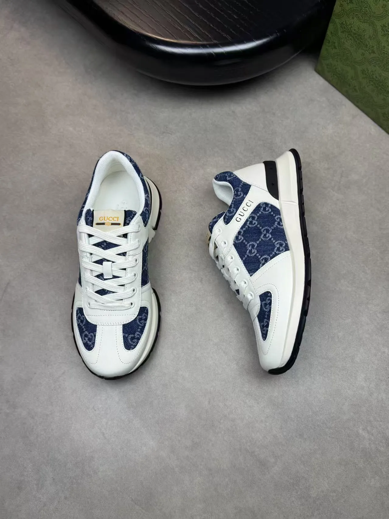 Factory price: 460💰Gucci new men's shoes GUCCI [Lightning] latest shoes are shipped. Original quality, fashionable, made of special materials, sheepskin lining, brand new packaging. The foot feels super comfortable and the workmanship is impeccable. Size: 38-45, Dingyi 45